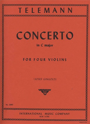 Telemann, G.P.: Concerto in C Major (4 violins) IMC
