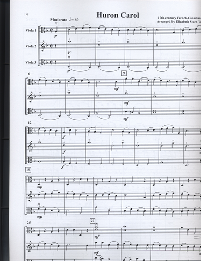Stuen-Walker, Elizabeth: Three Carols for Three Violas (score & parts)