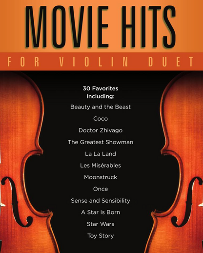 Hal Leonard: Movie Hits for Violin Duet (2 violins)