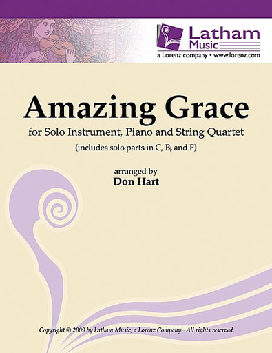 Hart, Don: Amazing Grace for Solo Violin, Piano and String Quartet