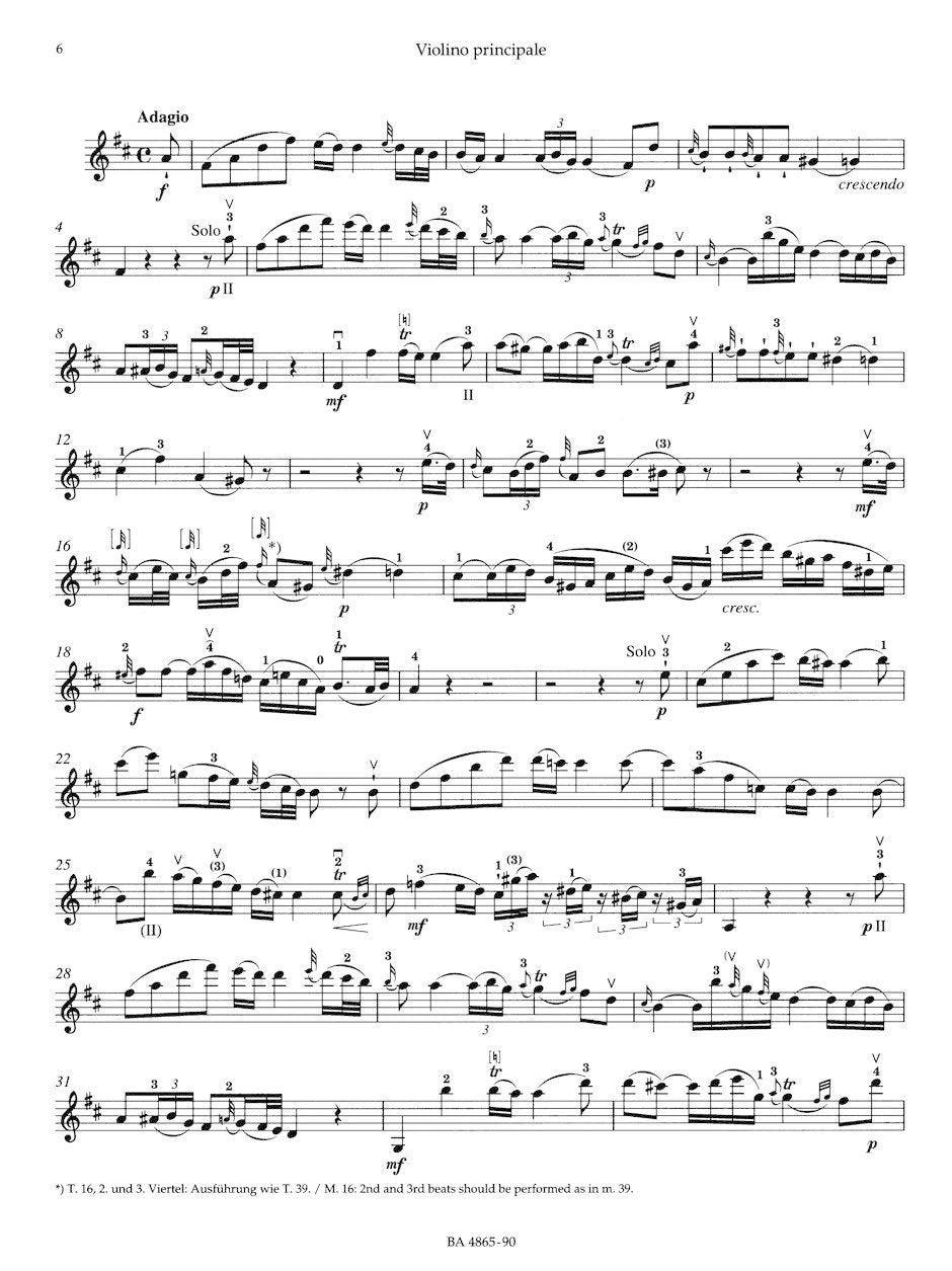 Mozart, W.A. (Wulfhorst): Concerto No. 3 in G Major, KV 216 (violin & piano) Barenreiter Urtext