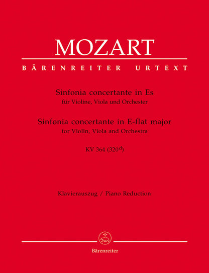 Mozart, W.A. (Mahling): Sinfonia Concertante in Eb Major, K.364 (violin, viola, and piano) Barenreiter Urtext
