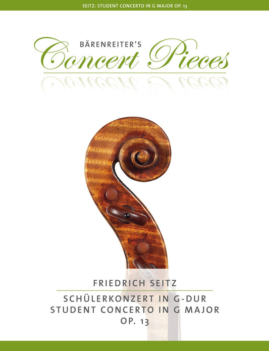 Seitz, F.: Student Concerto No. 2, Op. 13 in G Major (violin & piano) Barenreiter