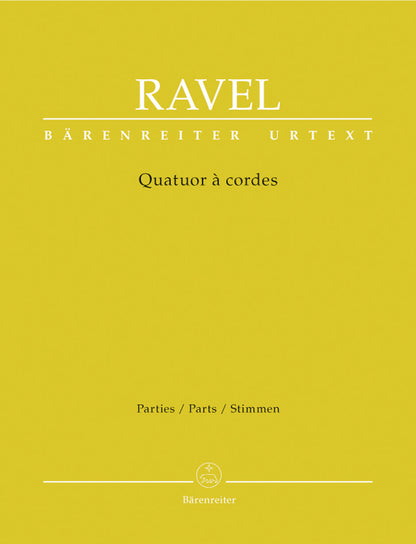 Ravel (Appold): String Quartet - URTEXT (string quartet) Barenreiter