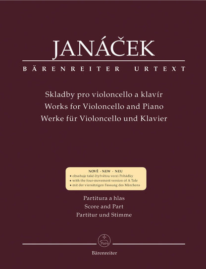 Janacek, Leos: Works fur Violoncello and Piano (with the 4 movement version of A Tale) Barenreiter