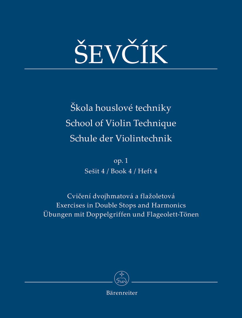 Sevcik, O. (Edited by Jaroslav Foltyn): Violin Studies Op 1 No.4 (violin) Barenreiter