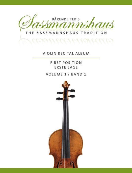 Sassmannshaus, Kurt: Violin Recital Album, Book 1 (violin & piano) Barenreiter