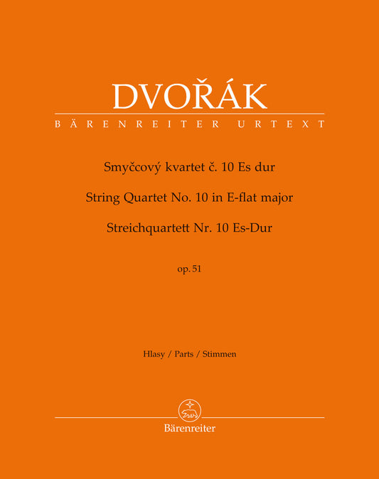 Dvorak: String Quartet No.10 in E-flat major, op.51 (string quartet) Barenreiter