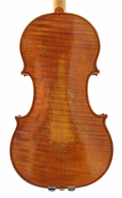 George Yu violin, 2022, antiqued, Louisville, Kentucky | Metzler Violins