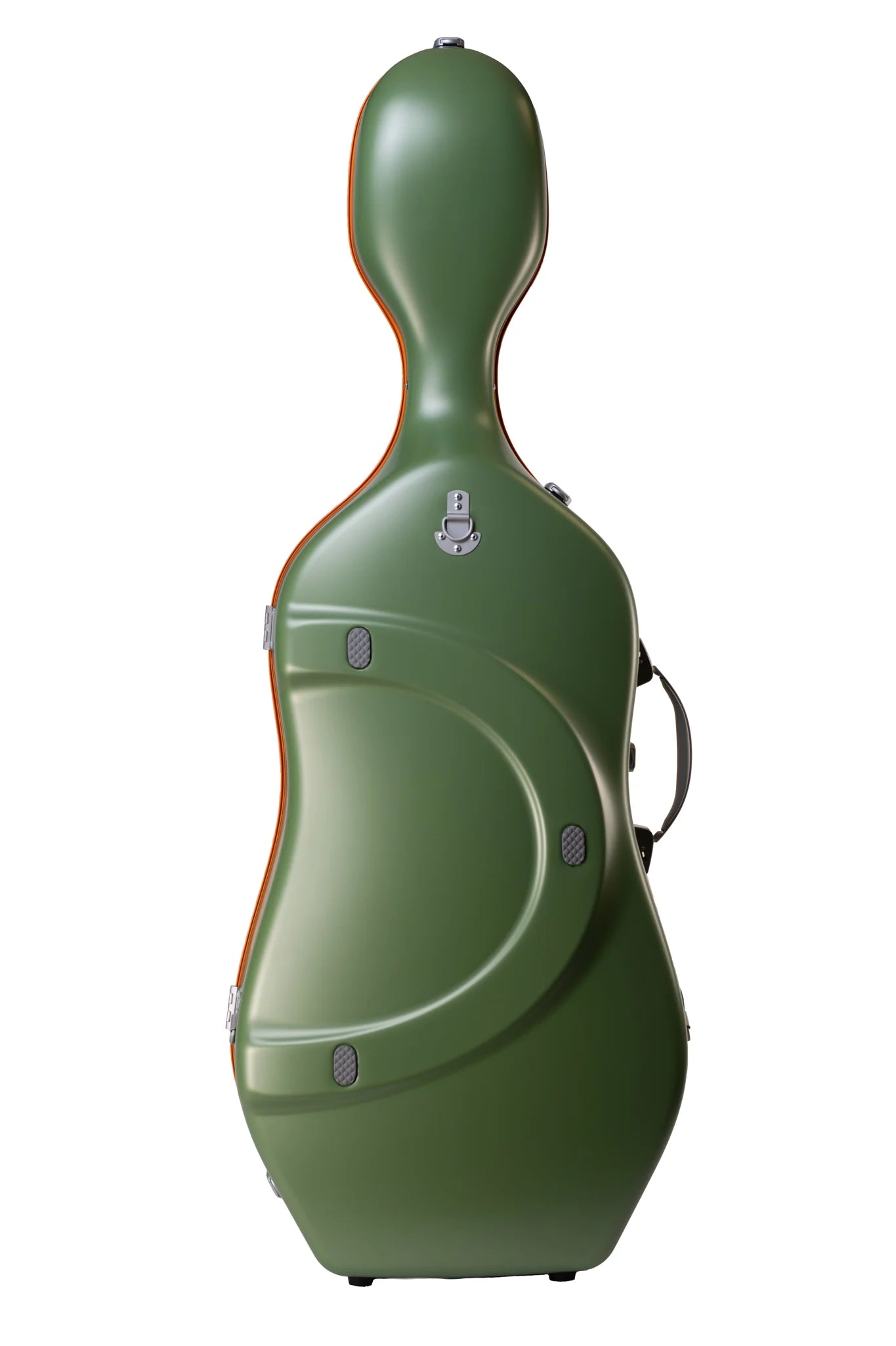 BAM Graffiti Hightech Slim Cello Case, Green with orange seal | Metzler Violins