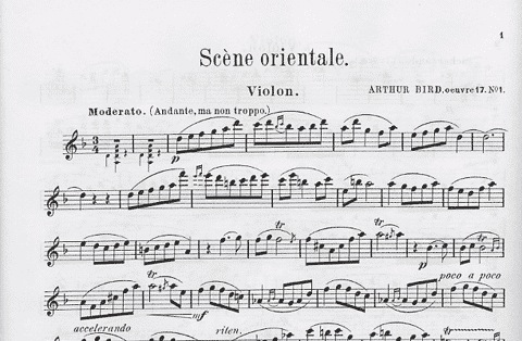 Bird, Arthur: Two pieces for flute (or violin) and piano Op.17