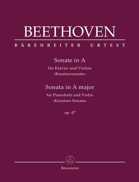 Beethoven, L. (Clive Brown): Sonata in A major (Kreutzer Sonata) op. 47, (violin & piano) Barenreiter