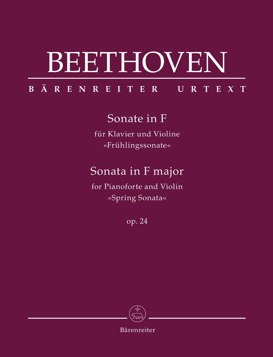Beethoven, L. (Clive Brown): Sonata in F major (Spring Sonata) op. 24, (violin & piano) Barenreiter