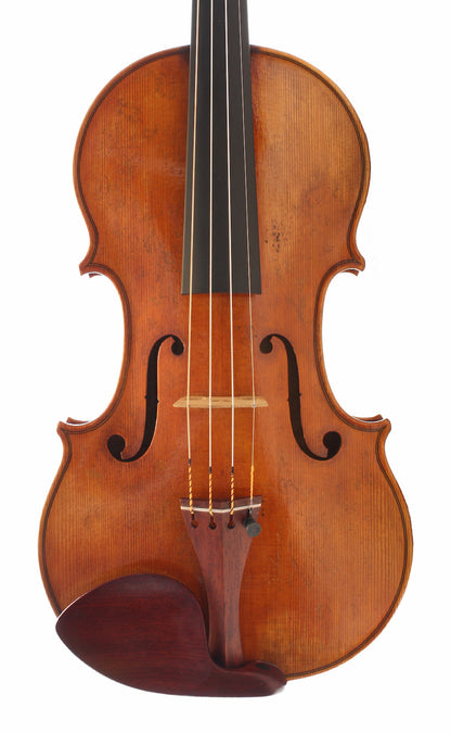 George Yu violin, 2022, antiqued, Louisville, Kentucky | Metzler Violins