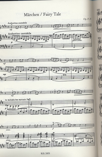 Kabalevsky, Dmitri: Albumstucke-Album Pieces for Violin and Piano