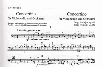 Prokofiev, Sergei: Concertino Op.132 for Cello & Piano