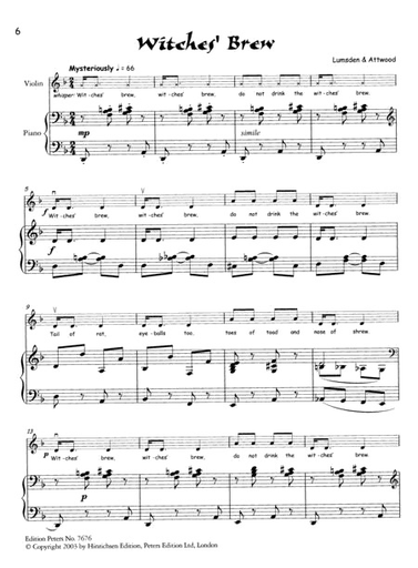 Lumsden, Caroline: Witches Brew (cello & piano, CD)