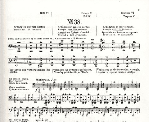 Sevcik: Op.2 No.6 School of Bowing Technique (cello)