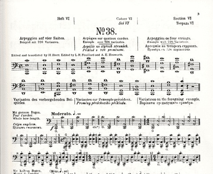 Sevcik: Op.2 No.6 School of Bowing Technique (cello)
