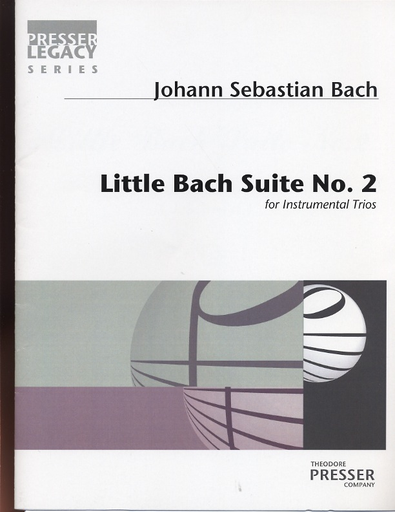 Bach, J.S.: Little Bach Suite #2 (two violins & cello) score & parts