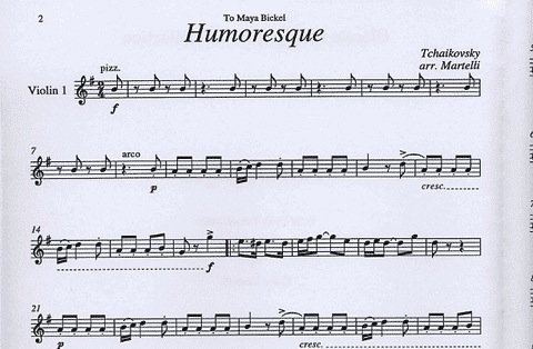 Tchaikovsky, P.I.: Humoreske Op.10 No.2 (string quartet)