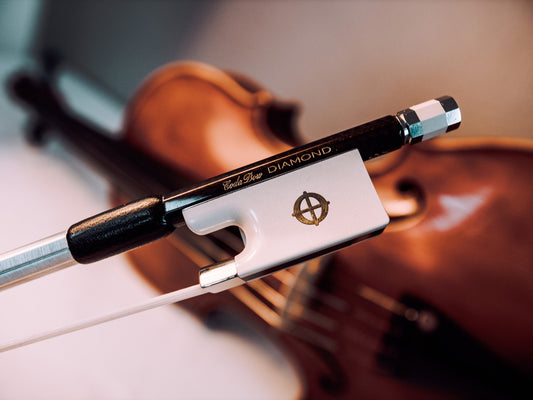 CodaBow DIAMOND GX Violin Bow, with Alabaster XEBONY Frog, USA