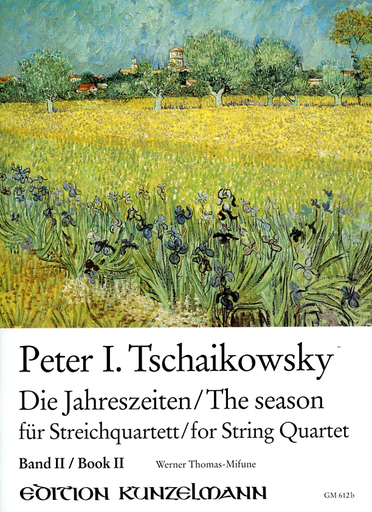 Tchaikovsky, P.I.: The Seasons, Vol.2 for String Quartet (set of parts)