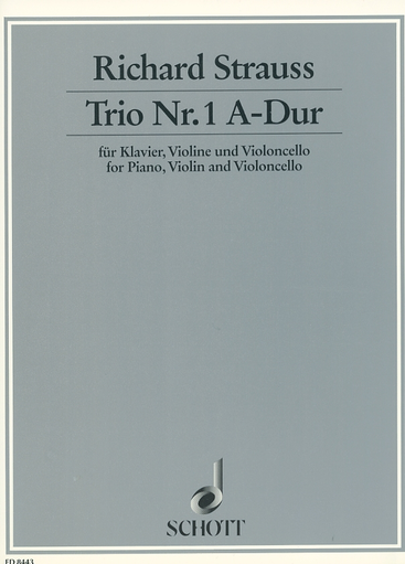 Strauss, Johann: Trio #1 in A (violin, Cello & piano)