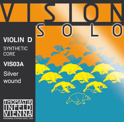 VISION SOLO violin D string, all types, by Thomastik-Infeld