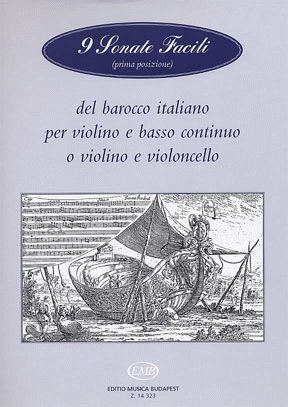Pejtsik (ed): 9 Sonate Facili del Barocco Italiano (violin & cello)(violin & piano), Edito Musica Budapest