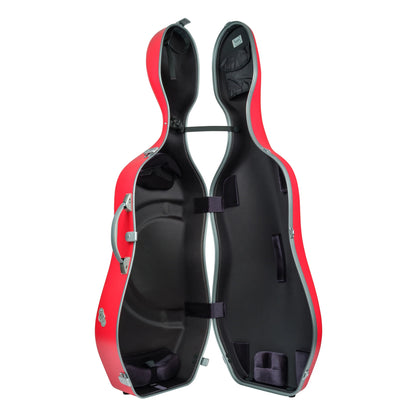 BAM Graffiti Hightech Slim Cello Case, Green with orange seal | Metzler Violins