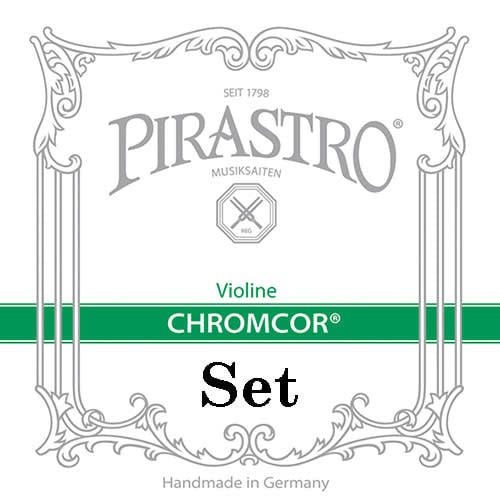 Pirastro CHROMCOR violin string set, medium,