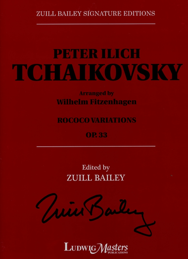 Tchaikovsky, P.I. (Fitzenhagen, arr.): Rococo Variations, Op. 33 (SCORE)