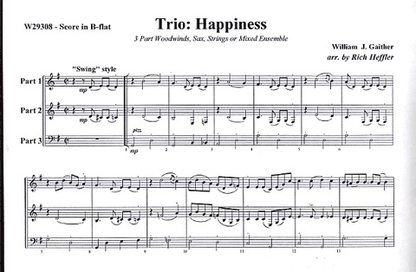 Heffler, Rich: Happiness (2 violins & cello)