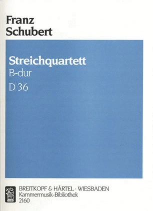 Schubert, F.: String Quartet D36 in Bb