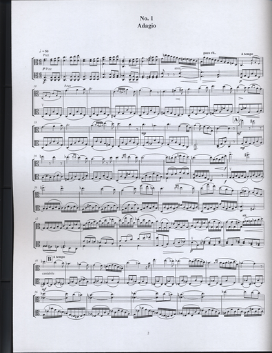 de Beriot, Charles-Auguste (Lish): Spanish Airs, Op. 113 (two violas, score & parts)