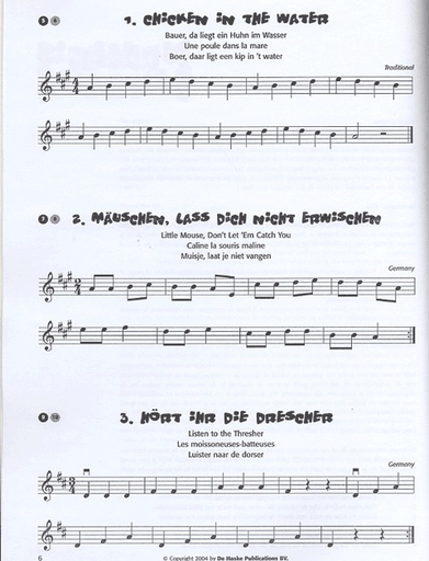 Van Rompaey, Gunter: Fiddler's Fun - 34 Famous Children's Tunes (violin & CD)