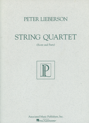 Lieberson, Peter: String Quartet (score and parts)