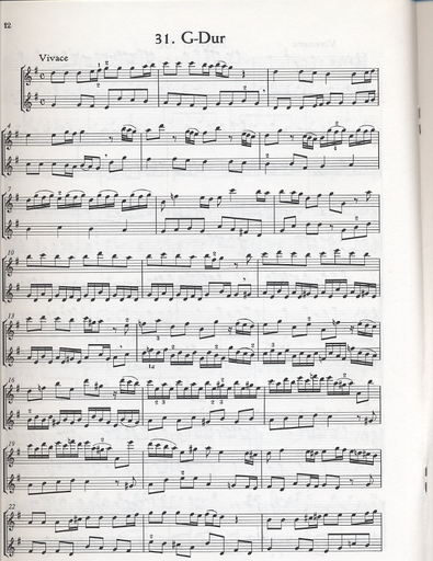 Telemann, G.P.: 36 Fantasias in 4 Volumes- Vol.4 #27-36 (2 violins)(flute & violin)