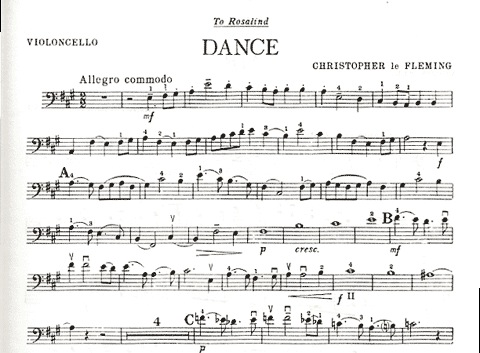 LeFleming, Christopher: Air & Dance cello