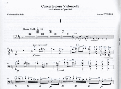 Dvorak, Antonin: Concerto in B minor Op.104 (cello, Piano, CD)