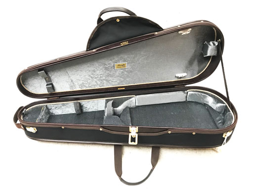 Musafia Lievissima 16" ultra-light dart viola case, no music pocket, Cremona, ITALY