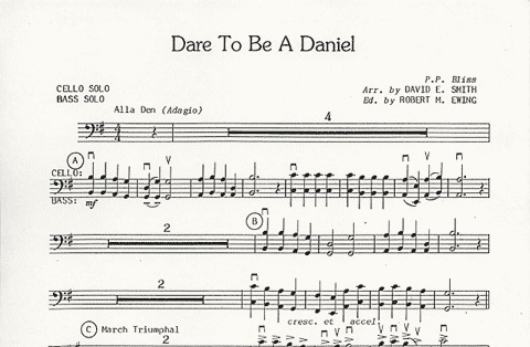 Smith, D.E.: Dare to Be a Daniel (Cello & Piano)