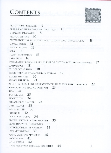 Kinnard, Kathryn Bird: Easy Songs for Shifting in the First Five Positions