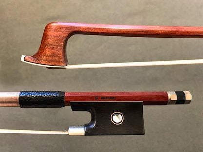 G. WERNER 4/4 Pernambuco violin bow, nickel mounted ebony frog, octagonal stick | Metzler Violins