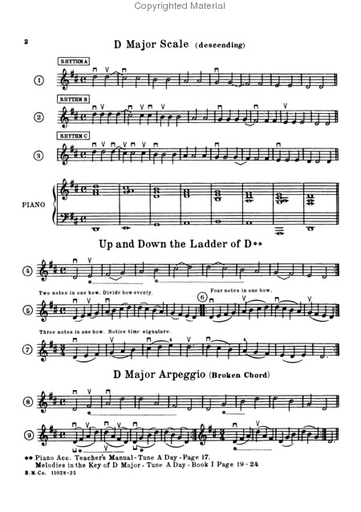 Herfurth: A Beginning Scale Book - A Tune A Day (violin)