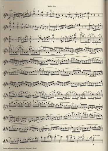 Brahms, Johannes (Granat): Violin Concerto in D Major and Sevcik Op. 18 & 25