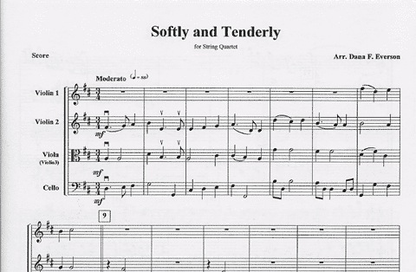 Everson, D.F.: Softly and Tenderly (string quartet)