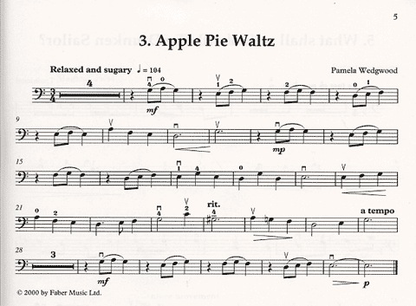 Wedgewood, Pam: Up-Grade 1-2 (cello & piano)