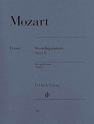 Mozart, W.A. (Herttrich, ed.): String Quintets, Vol. 2, urtext (2 violins, 2 violas, and cello)